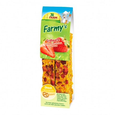 JR FARM палочки для грызунов с клубникой