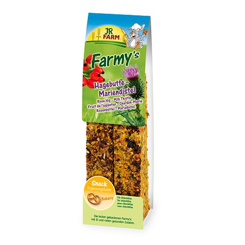 JR FARM палочки для грызунов с шиповником-чертополохом