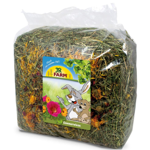 JR Farm Сено цветочный луг наполнитель, лакомство для домашних животных