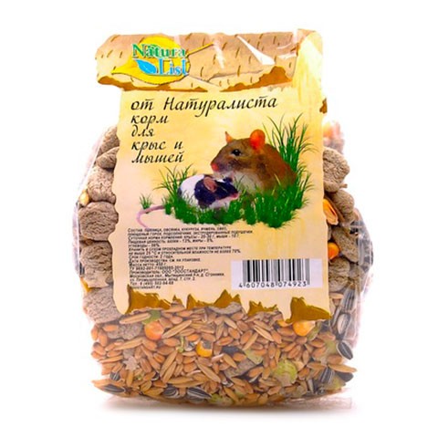 Naturalist корм для крыс и мышек основной рацион