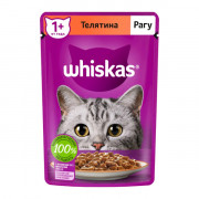 Whiskas корм консервированный для кошек рагу с телятиной