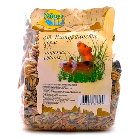 Naturalist корм для морских свинок основной рацион