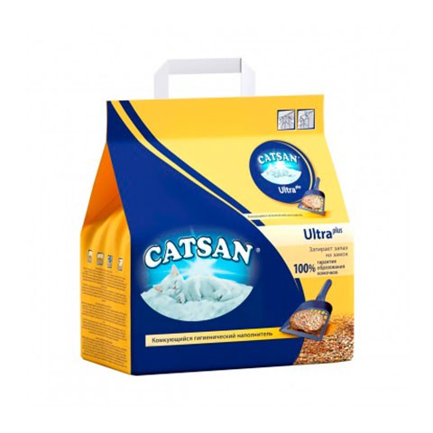 Наполнитель для кошачьего туалета Catsan Ультра (комкующийся)