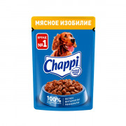 Chappi корм консервированный для собак мясное изобилие