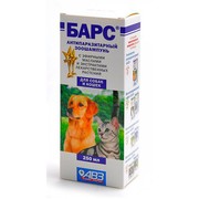 АВЗ Барс шампунь для собак и кошек от блох лечебный 250мл