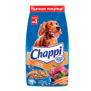 Chappi Мясное изобилие с овощами и травами Корм сухой для взрослых собак