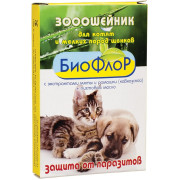 БиоФлор ошейник против блох для котят и щенков мелких пород собак антипаразитарный 25см