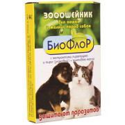 БиоФлор ошейник против блох для кошек и собак мелких пород антипаразитарный 35см