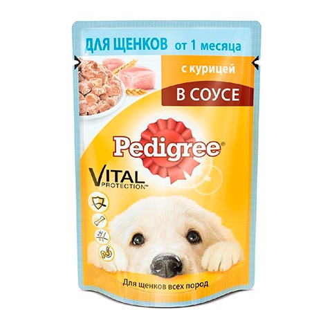 Pedigree консервы для щенков курица