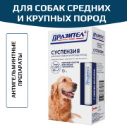 Астрафарм Празител плюс суспензия для собак средних и крупных пород