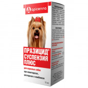Празицид суспензия антигельминт для собак 10мл на 30кг веса