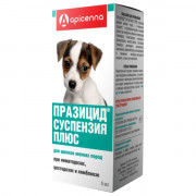 Празицид суспензия антигельминт для щенков мелких пород 6мл на 6кг веса