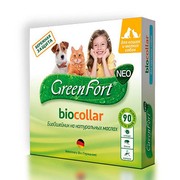 Green Fort NEO биоошейник от эктопаразитов для кошек и собак мелких пород