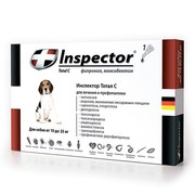 Inspector инсекто-акарицидные капли от всех паразитов для собак от 10 до 25кг