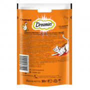 DREAMIES лакомство для кошек подушечки с курицей