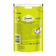 DREAMIES лакомство для кошек подушечки с уткой