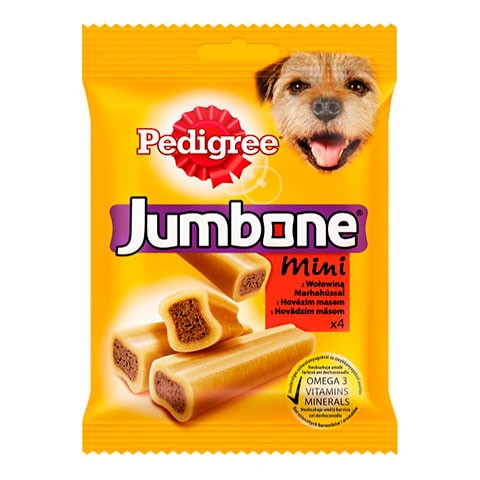 Pedigree Jumbone лакомство с говядиной для собак малых пород