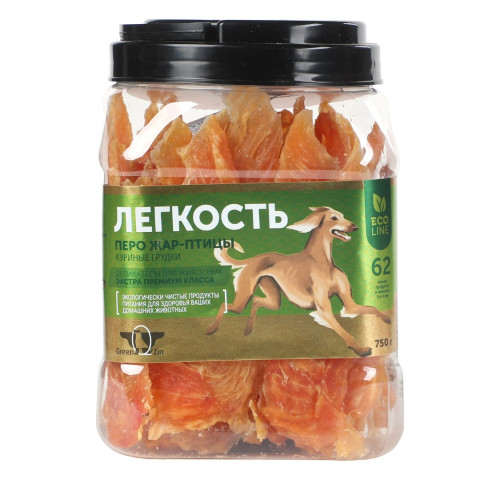 Green Qzin лакомство для собак легкость перо жар птицы сушеная куриная грудка