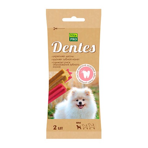 Vita PRO жевательное лакомство для собак мелких пород DENTES