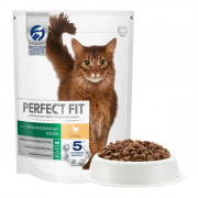 PERFECT FIT корм сухой для кастрированных котов и стерилизованных кошек с курицей