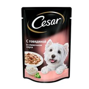 Cesar корм консервированный для собак говядина в сливочном соусе