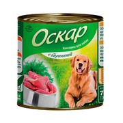 Оскар консервы для собак с бараниной