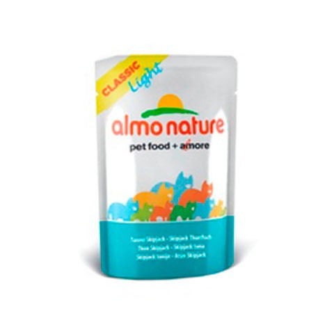 ALMO NATURE CLASSIC консервы для кастрированных котов и кошек с полосатым тунцом