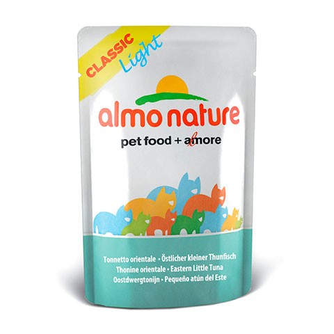 ALMO NATURE CLASSIC консервы для кастрированных котов и кошек с пятнистым индо-тихоокеанским тунцом