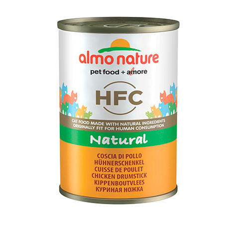 ALMO NATURE CLASSIC консервы для кошек аппетитные куриные бедрышки