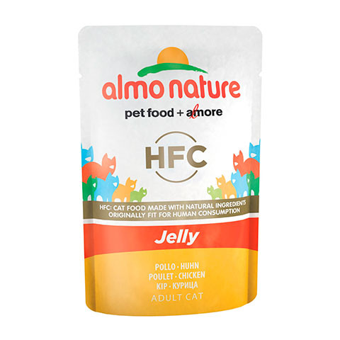 ALMO NATURE CLASSIC консервы для кошек курица в желе