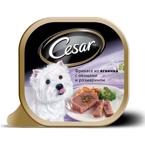 Консервы Cesar фрикасе из ягненка с овощами и розмарином