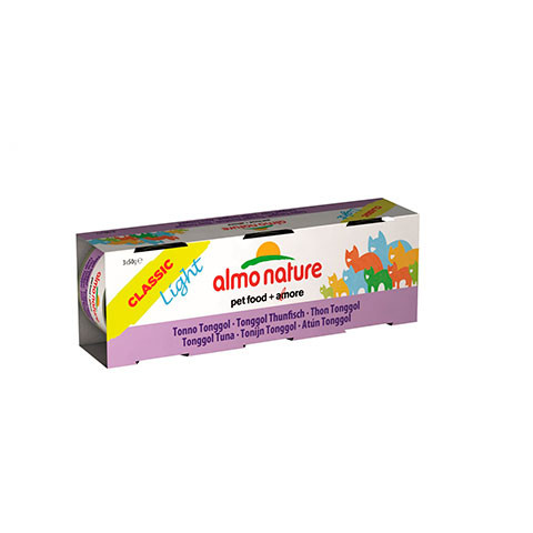 ALMO NATURE CLASSIC низкокалорийных консервы для кошек c тонгольским тунцом