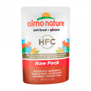 ALMO NATURE CLASSIC Raw Pack консервы для кошек 75% мяса куриная грудка