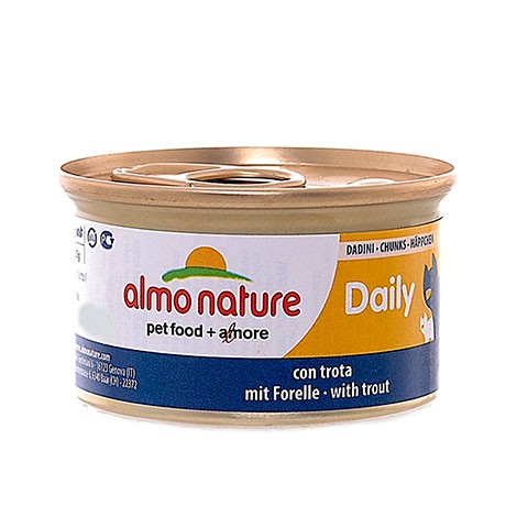ALMO NATURE DAILYMENU консервы для кошек меню с форелью