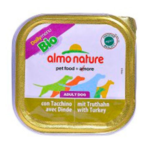 ALMO NATURE DAILYMENU консервы для собак паштет с индейкой