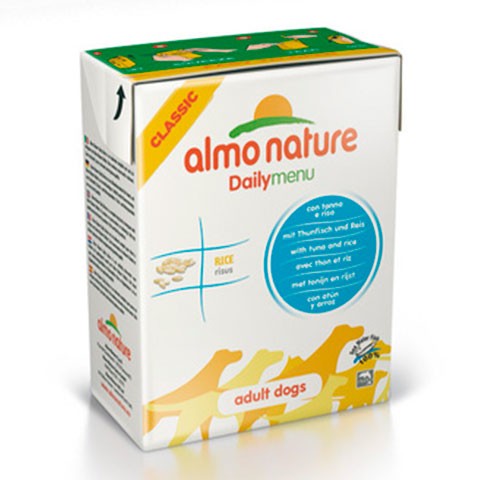ALMO NATURE DAILYMENU консервы для собак с тунцом и рисом