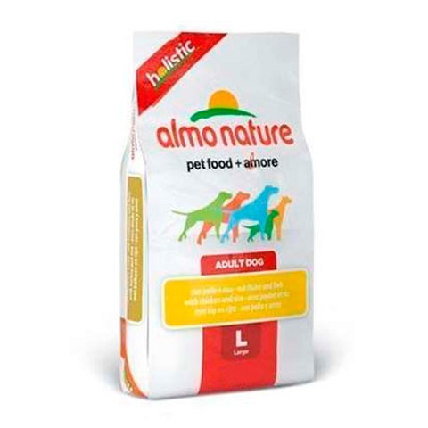 ALMO NATURE HOLISTIC корм сухой для собак крупных пород с курицей