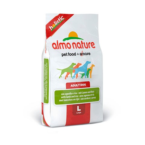 ALMO NATURE HOLISTIC корм сухой для собак крупных пород с ягненком