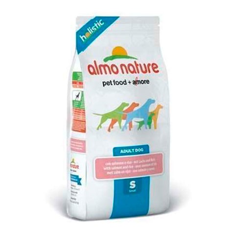 ALMO NATURE HOLISTIC корм сухой для собак малых пород с лососем