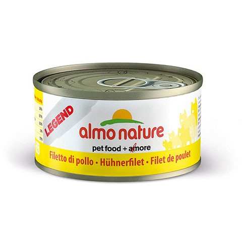 ALMO NATURE LEGEND консервы для кошек куриное филе 75% мяса