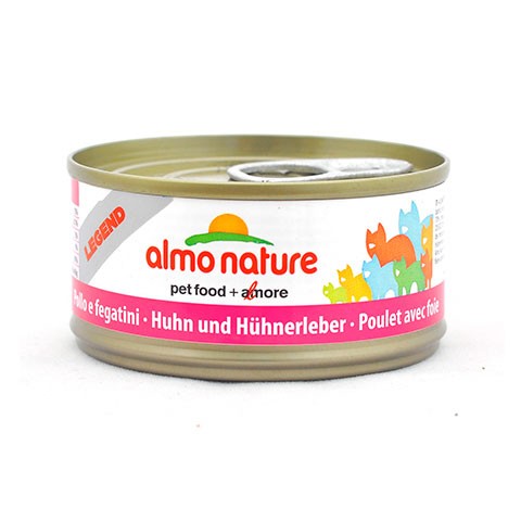 ALMO NATURE LEGEND консервы для кошек с курицей и печенью