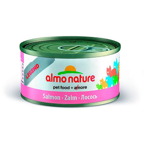 ALMO NATURE LEGEND консервы для кошек с лососем 75% мяса