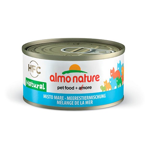 ALMO NATURE LEGEND консервы для кошек с морепродуктами 75% мяса