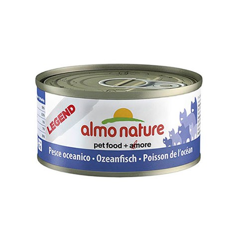 ALMO NATURE LEGEND консервы для кошек с океанической рыбой 75% мяса