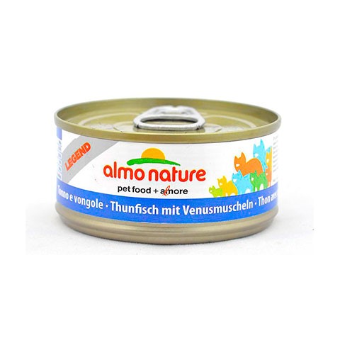 ALMO NATURE LEGEND консервы для кошек с тунцом и моллюсками