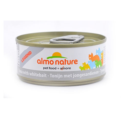 ALMO NATURE LEGEND консервы для кошек с тунцом и сардинками