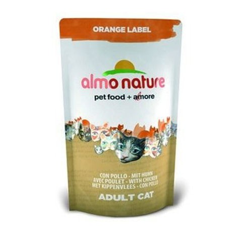 ALMO NATURE ORANGE LABEL корм сухой для кастрированных котов и кошек с курицей