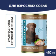 DogLunch Экспресс обед консервы для собак с птицей и рисом