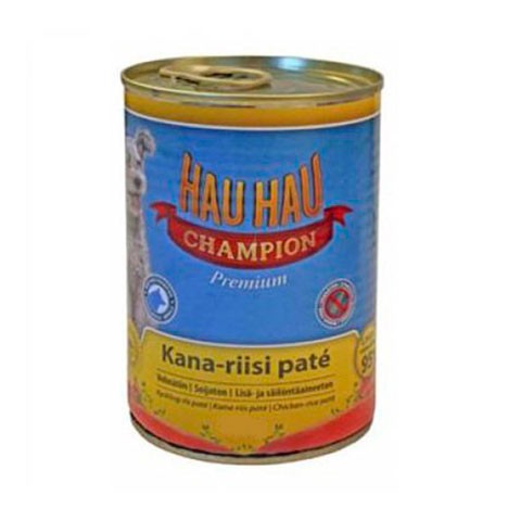 HAU HAU Chicken-rice pate консервы для собак паштет из курицы с рисом