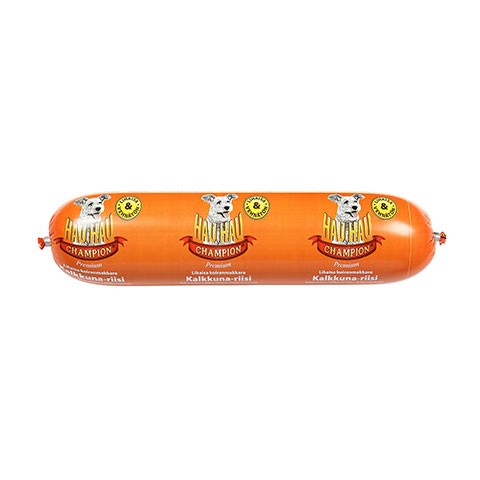 HAU HAU Turkey-rice sausage колбаса для собак из индейки с рисом